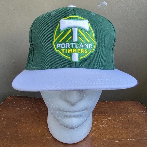 Portland‎ Timbers MLS Adidas Snapback Hat Cap Green White - Picture 1 of 10